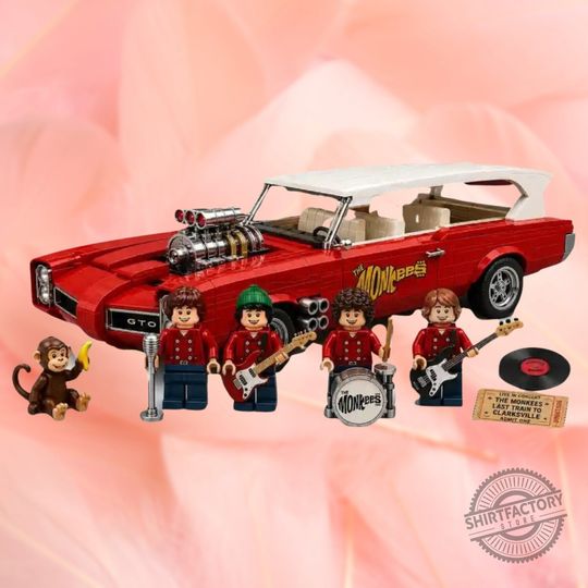 The Monkees Monkeemobile 60th Anniversary Collector Building Set