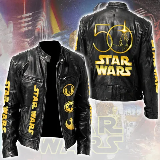 Star Wars 50th Anniversary Leather Jacket