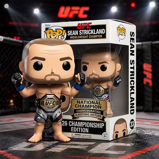 UFC Sean Strickland 2026 Middleweight Champion Funko Pop Figure