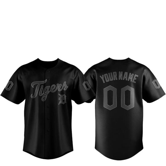2026 Detroit Tigers Blackout Night Jersey