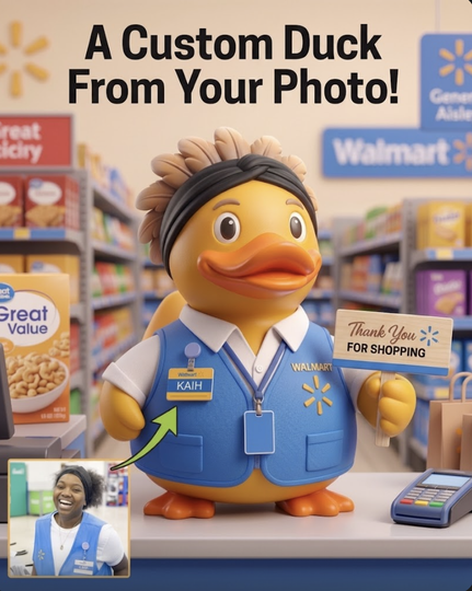 Custom Photo Walmart Rubber Duck