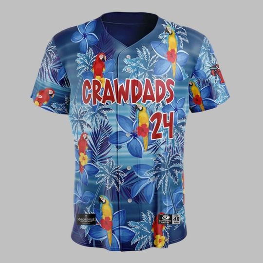 Hickory Crawdadss Margaritaville Night Jersey Giveaway 2025