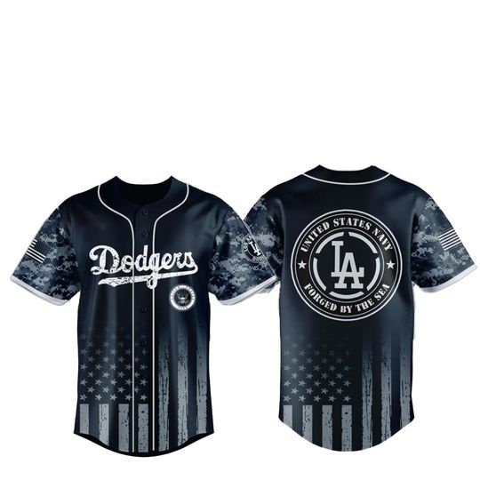 Dodgerss US Navy Military Jersey 2025