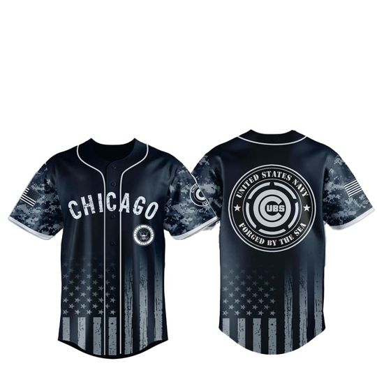Cubss US Navy Military Jersey 2025