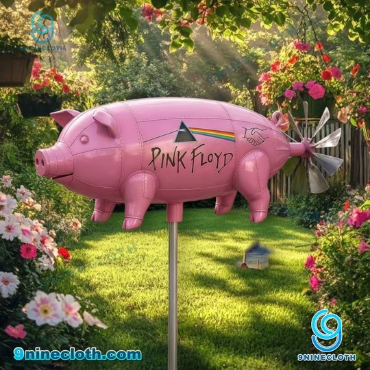 Pink Floyd Animals Pink Pig Wind Spinner