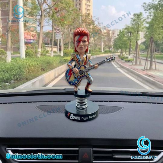 Bowie Ziggy Stardust Dashboard Bobblehead