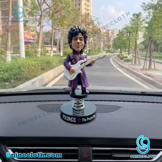 Prince The Purple One Dashboard Bobblehead