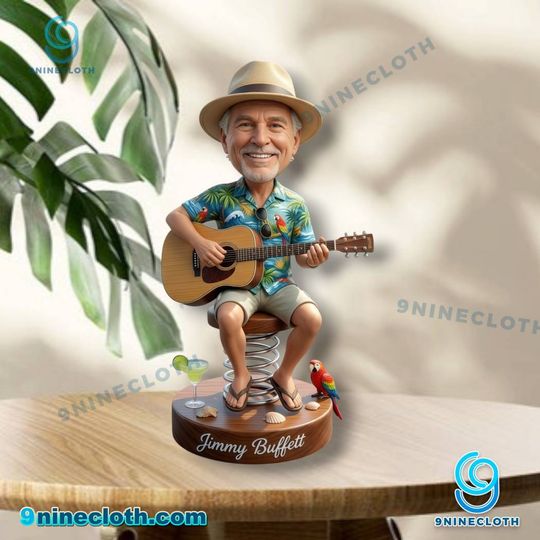 Jimmy Buffett Dashboard Bobblehead