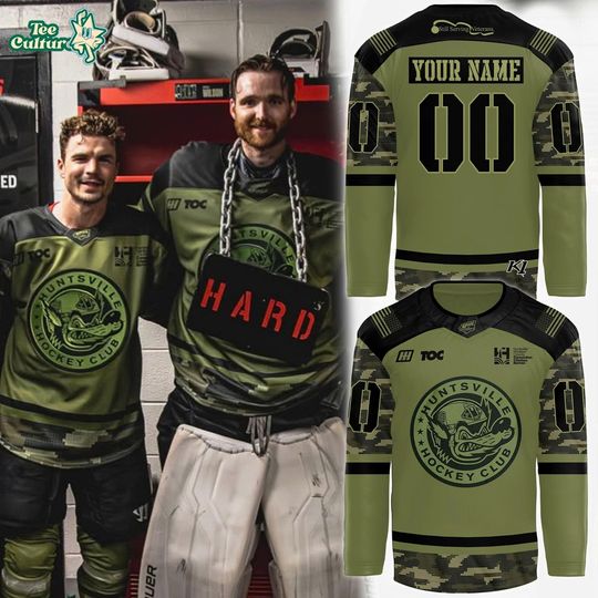 Huntsville Havoc Military Appreciation Night Limited Edition Hockey Jersey