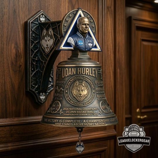 UConn Huskies Basketball 2026 National Champions Wall Bell