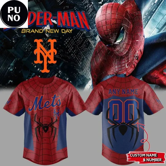 Custom Braves x Spider Brand New Day 2026 Baseball Jersey