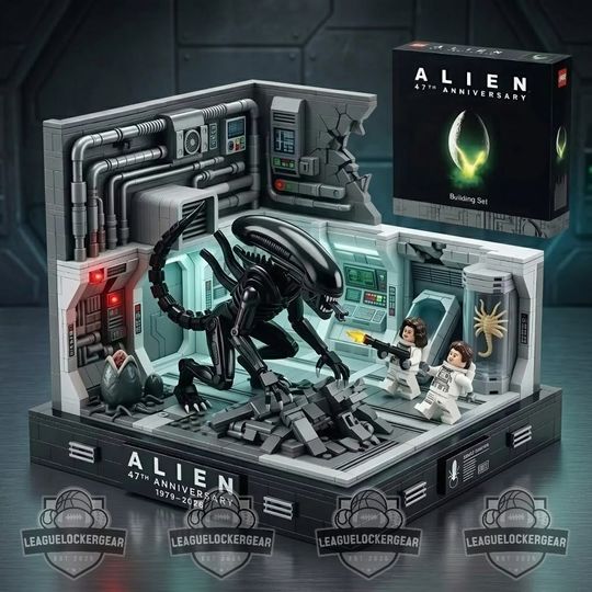 Alien 47th Anniversary Building Brick Sets