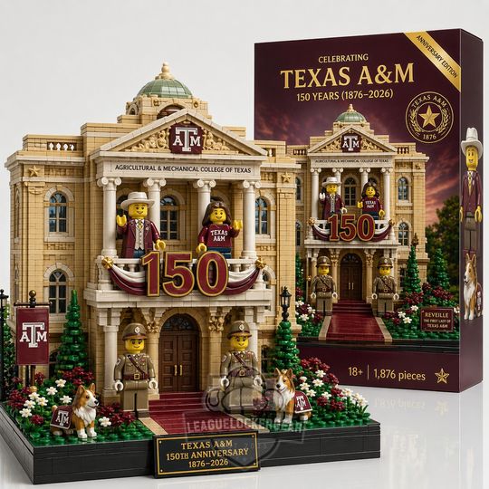 Texas A&M University 150th Anniversary Building Brick Sets