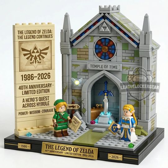 The Legend of Zelda 40th Anniversary Temple of Time Building Brick Sets
