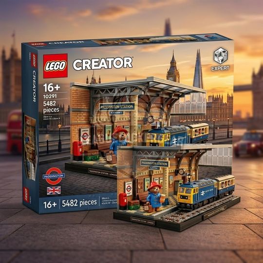Paddington Station Journey of Warmth Collector Building Brick Sets