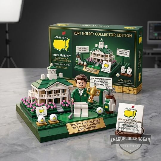 The Masters Rory McIlroy Back-To-Back Champion 2025-2026 Collector Building Brick Sets