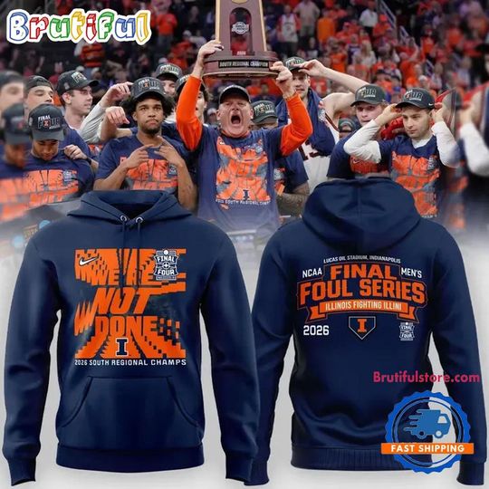 Illinois Fighting Illini 2026 NCAA Men’s Basketball Tournament March Madness Final Four Hoodie