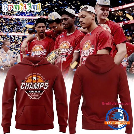 Arkansas Razorbacks Men’s Basketball 2026 SEC Tournament Champions Hoodie Shirt