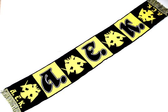 AEK Greece Vintage Football Fan Scarf