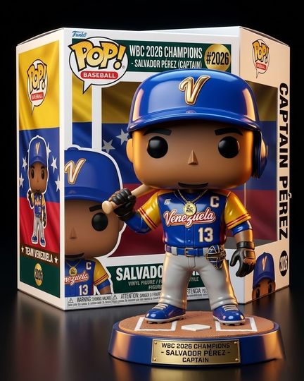 Team Venezuela WBCC 2026 Champions Salvador Pérez Captain Collectible Figure