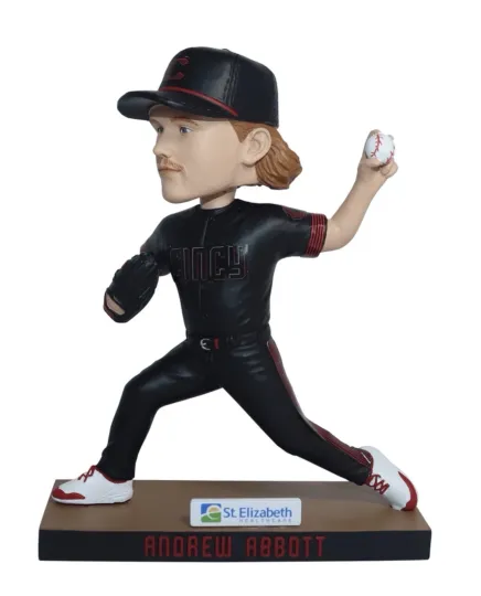 2026 Cincinnati Reds Andrew Abbott City Connect 1.0 Bobblehead - Vehicle Decor