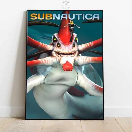 Subnautica Poster | Video Game Wall Art | Gamer Room Decor | Game Poster Print | Home Wall Decor | Gift for Gamers