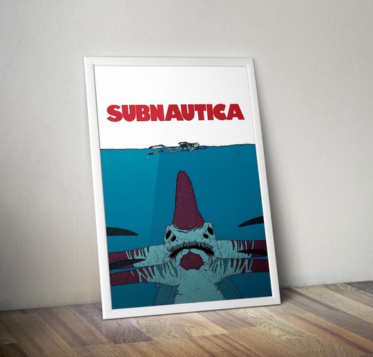 Subnautica Poster | Gaming Poster | Gaming Artwork | Gaming Decor | Video Game Poster | Gaming Gift | Video Game Print | Wall Art