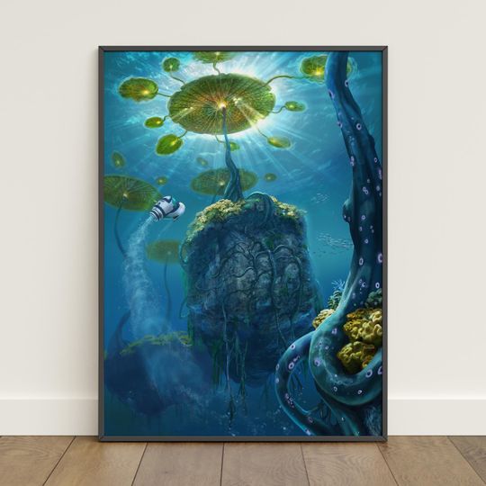 Subnautica Poster | Ryley Robinson Wall Art | Game Print