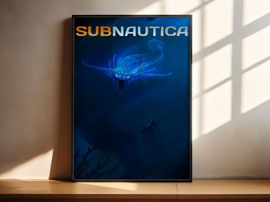 Subnautica Poster Print | Gaming Poster |  Gaming Decor | Video Game Poster | Gaming Gift | Video Game Print | Gaming Cover