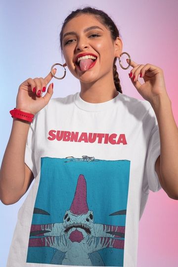 Unisex Subnautica Gaming T-Shirt, Indie Videogame Shirt