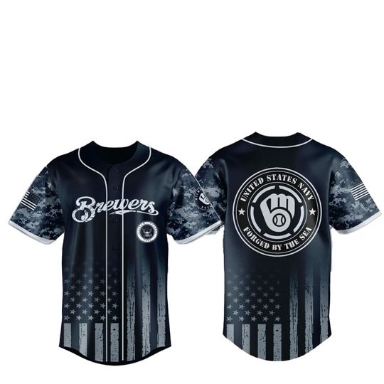 Brewerss US Navy Military Jersey 2025