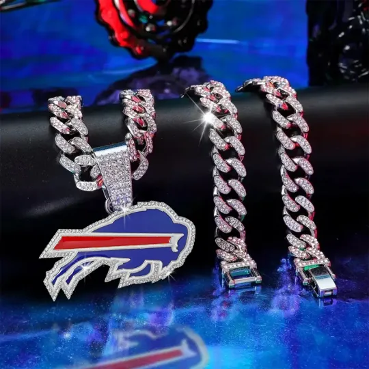 Buffalo Bills Pendant Necklace Fashion Jewelry
