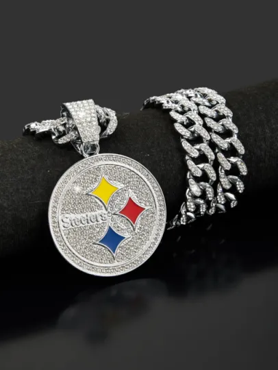 Pittsburgh Steeler Pendant Necklace Fashion Jewelry