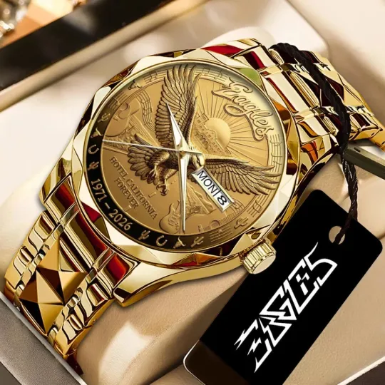 Eagle 1971-2026 Anniversary Luxury Watch Men's Alloy Quartz Fan Collectible Gift