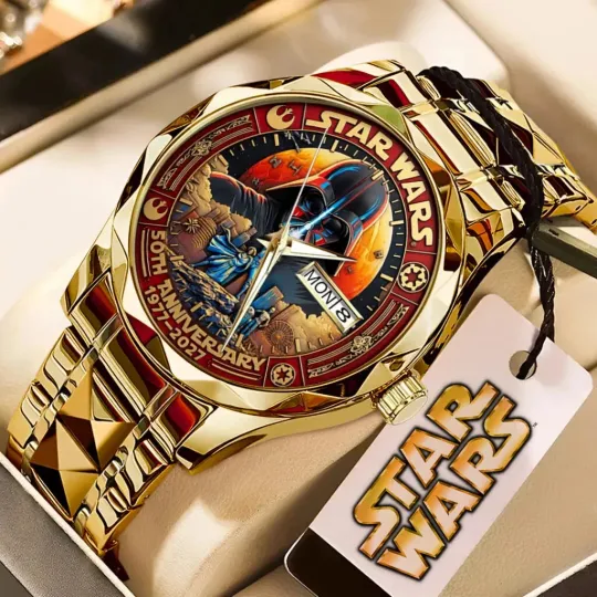 Star Wars 50th Anniversary 2027 Alloy Luxury Quartz Watch