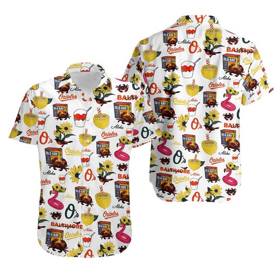 Baltimore Orioles Hawaiian Shirt