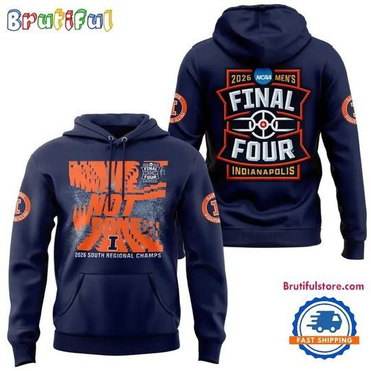 Illinois Fighting Illini 2026 NCAA Men’s Basketball Final Four Series Hoodie