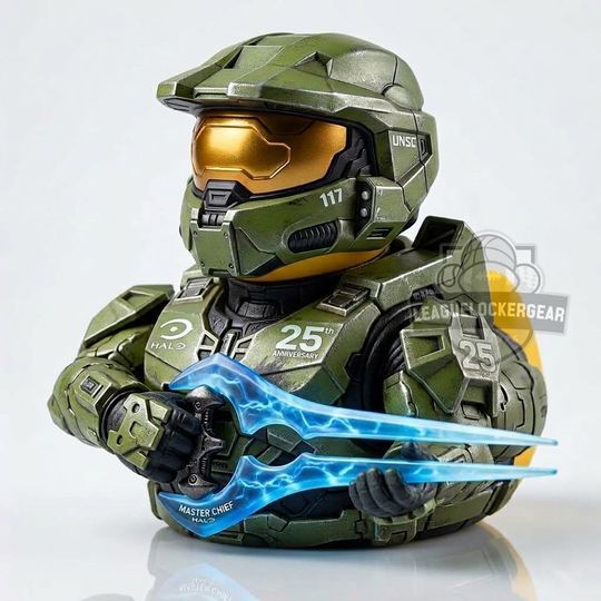 Master Chief Halo 25th Anniversary Rubber Duck