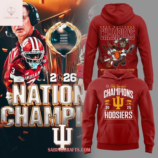 Indiana Hoosiers 2025 National Champions 1st Title Hoodie T-Shirt