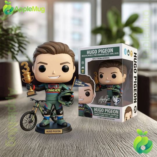 Hugo Pigeon Megavalanche 3-time Champion Collector Figure