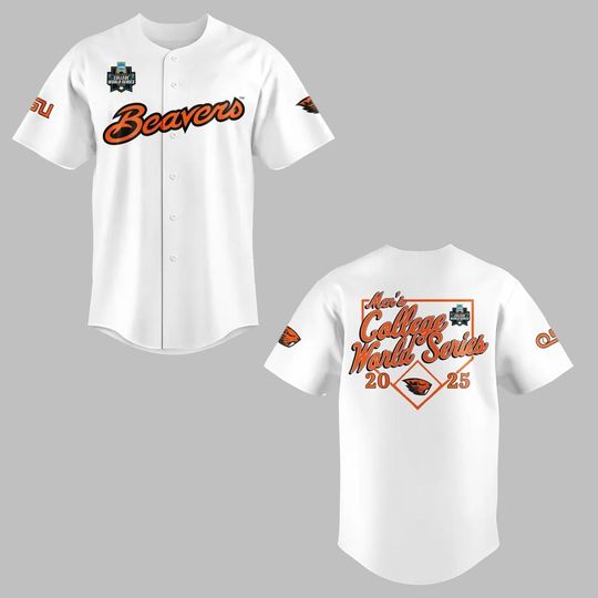 Beaverss Baseball Men’s College World Series 2025 Jersey