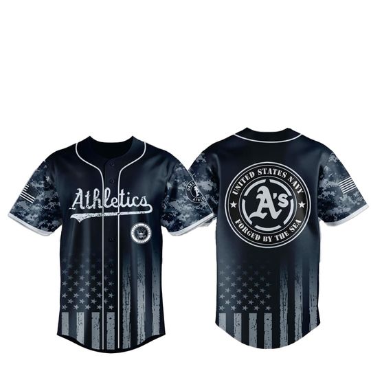 Athletics US Navy Military Jersey 2025