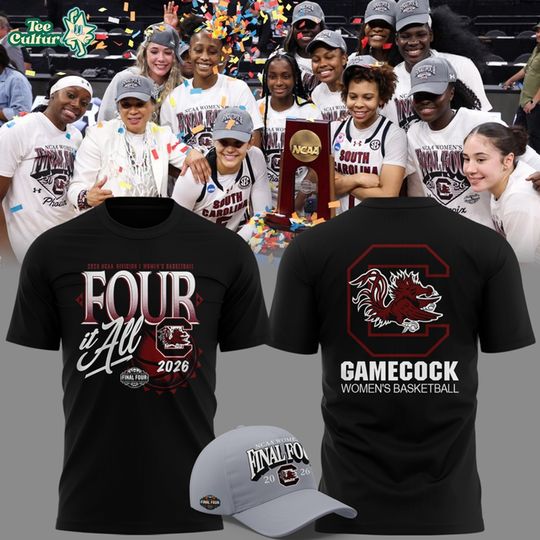South Carolina Gamecocks 2026 Basketball Tournament Final Four March Madness 3D T-Shirt