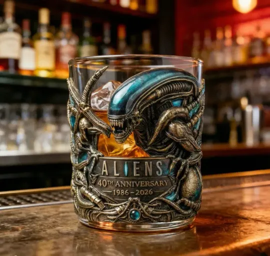 Aliens 40th Anniversary 1986-2026 Whiskey Glass