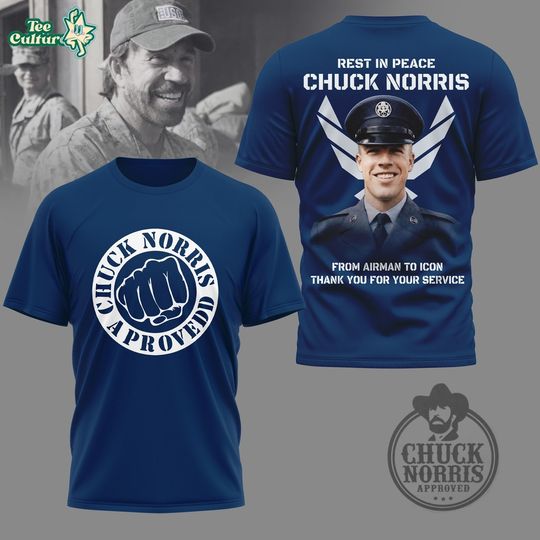 Chuck Norris Approved Forever In Our Hearts 3D Shirt
