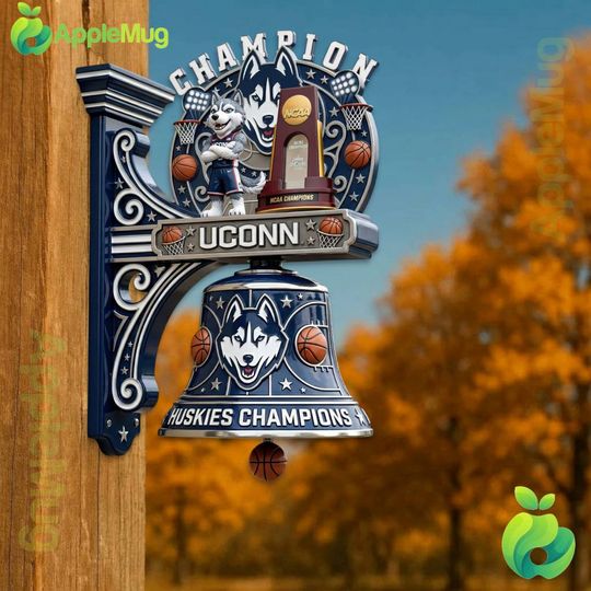 Uconn Huskies Men’s Basketball NCAA Champion 2026 Wall Bell
