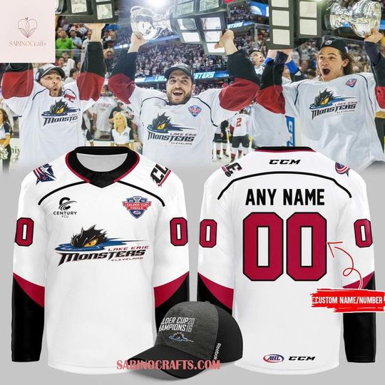 Cleveland Monsterss Lake Erie Monster 2016-2026 Personalized Hockey Jersey