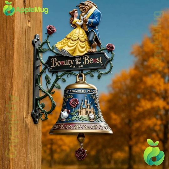 Beauty And The Beast 35th Anniversary Wall Bell