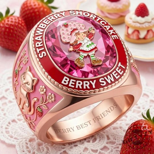 Strawberry Shortcake Berry Sweet Trending Champion Ring