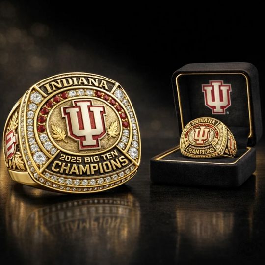 Indiana Hoosiers 2025 Big Ten Champion Ring